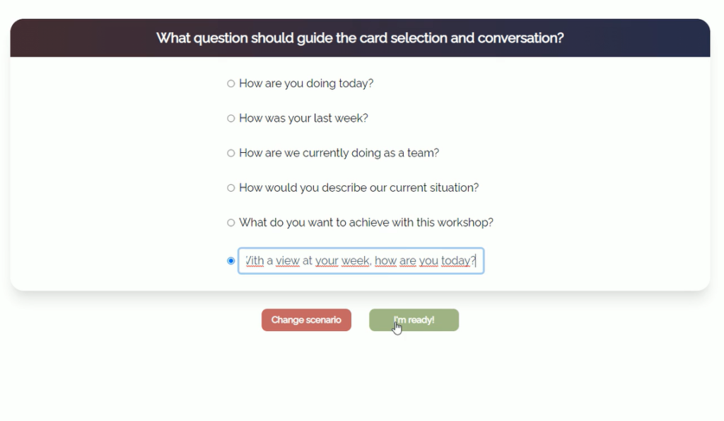 Guide question you can choose or create in your online icebreakers